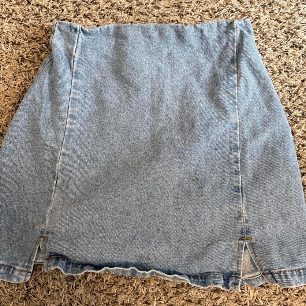 Brandy-melville Women's Blue Skirt